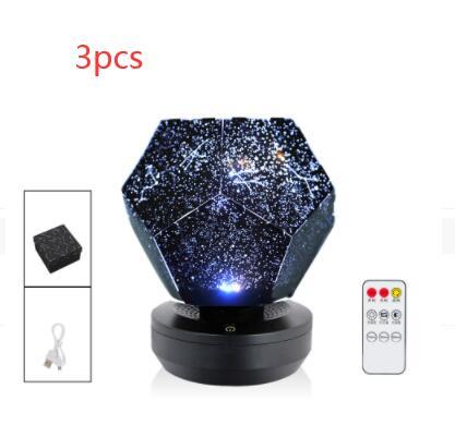 LED Starry Sky Projector, 3D Projection Night Lamp