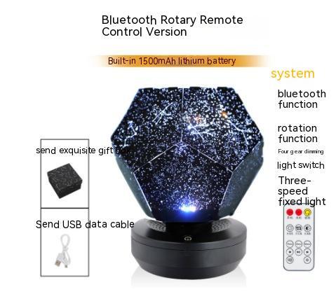 LED Starry Sky Projector, 3D Projection Night Lamp
