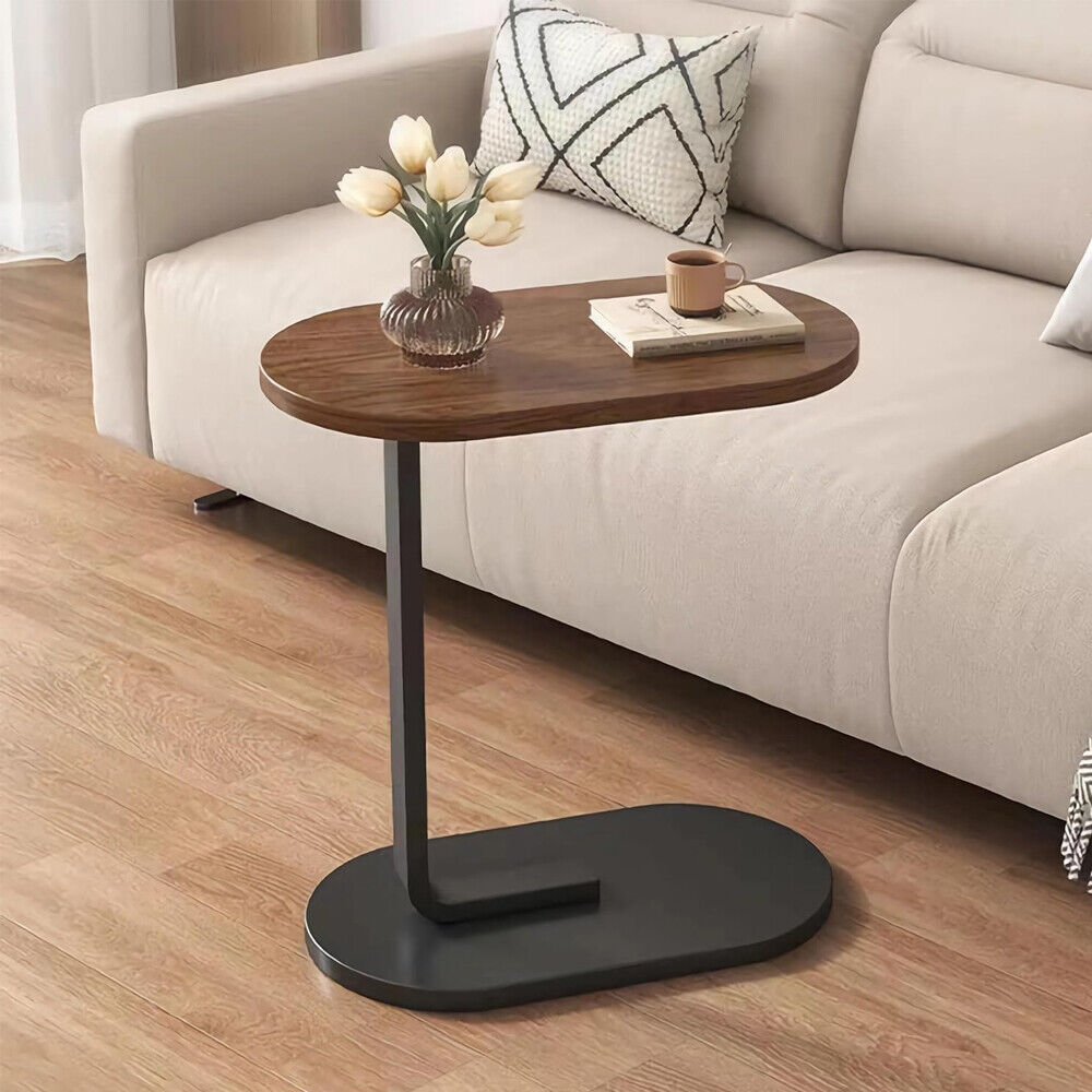 Small C-shaped Table End Table For Sofa Side Table Nightstand For Bedroom Modern