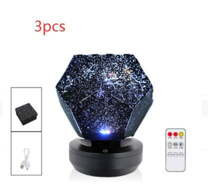 LED Starry Sky Projector, 3D Projection Night Lamp