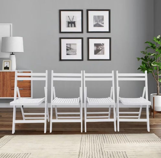 Slatted Wood Folding Chairs for Special Events
